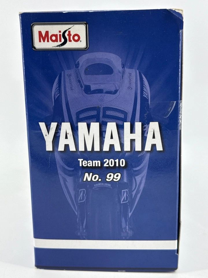 Maisto 1:10 Yamaha Team 2010 No. 99 Diecast Motorcycle – Fiat Livery MotoGP Jorg - Image 3 of 4