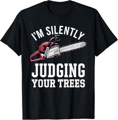 Cool Lumberjack Art For Men Saw Logger Chainsaw Tree Cutter Gift Unisex Tee