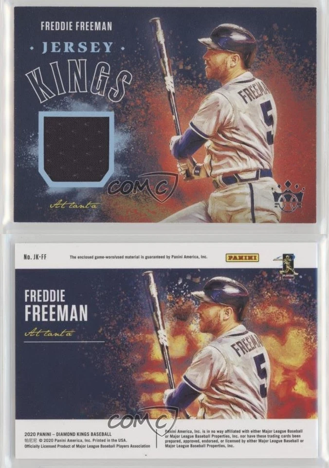 2020 Panini Diamond Kings Jersey Kings Freddie Freeman #JK-FF - Image 3 of 3