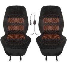 2pack Heated Seat Cushion Universal 12v Heating Cover Warmer Pads For Car Seats