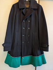 COMME des GARCONS HOMME PLUS Felt Zip Hem Cotton Shirt 48cm Used