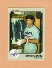 1983 Fleer 206 Steve Garvey Los Angeles Dodgers NM-MT or Better