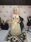Vintage Barbie Outfit - Mattel Gown, Gold Pumps & Clutch Purse +