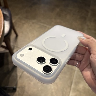Magsafe Hülle für iPhone 17 16 Pro Max 15 14 13 Pure Color Stoßfeste Hart Case
