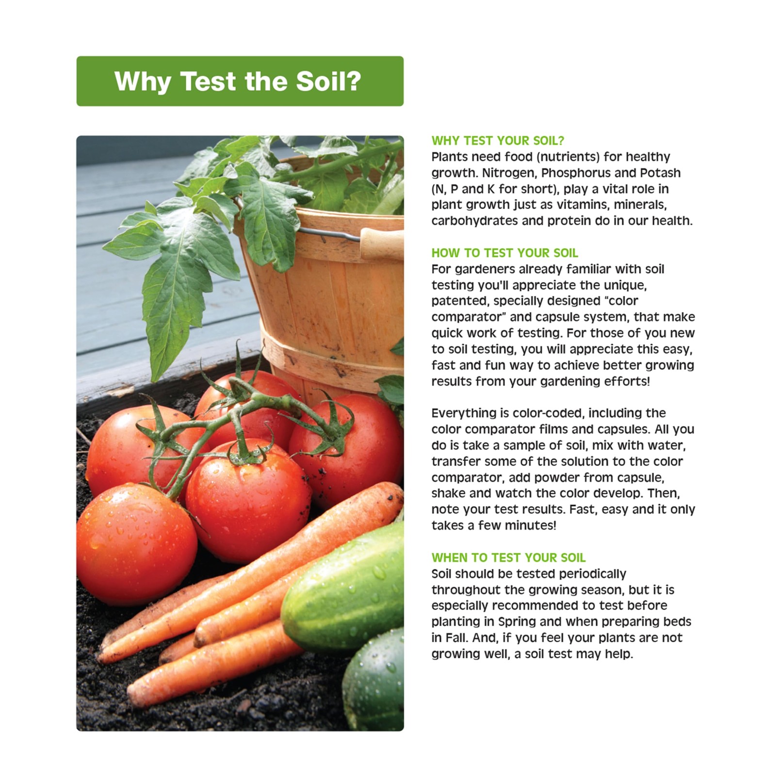 Rapitest Soil Test Kit For Gardens, Vegetables, Flowers And Lawns. Usa