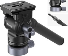 SmallRig Tripod Fluid Video Head with Leveling Base w/ Quick Release Plate 4170