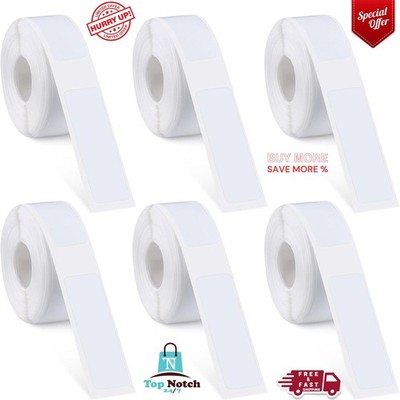 6 Rollen Etikettierer Klebebänder für Phomemo D30, 960 Stück 12 x 40 mm, Thermoetiketten