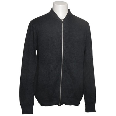 Primark, Bomberjacke, Herren, Größe: L, Grau, Musterstrick #nxA