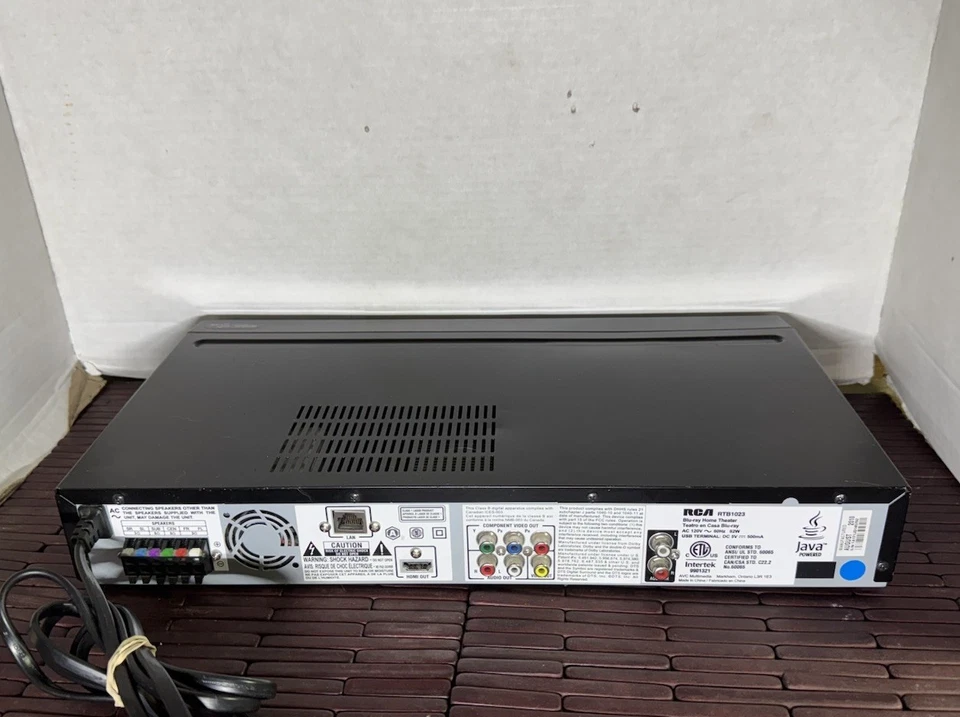 RCA RTB1023 Blu-ray Home Theater Receiver - No Remote - Tested & Works - Image 4 of 4