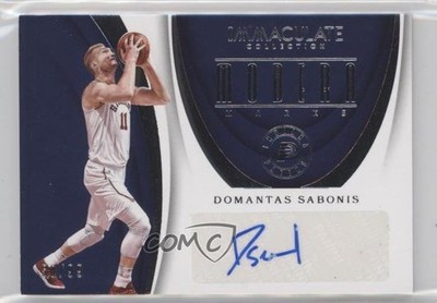 2017-18 Panini Immaculate Modern Marks 50/99 Domantas Sabonis #MK-DSB Auto 8k4