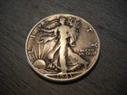 1943 Walking Liberty Silver Half Dollar NO MINT MARK