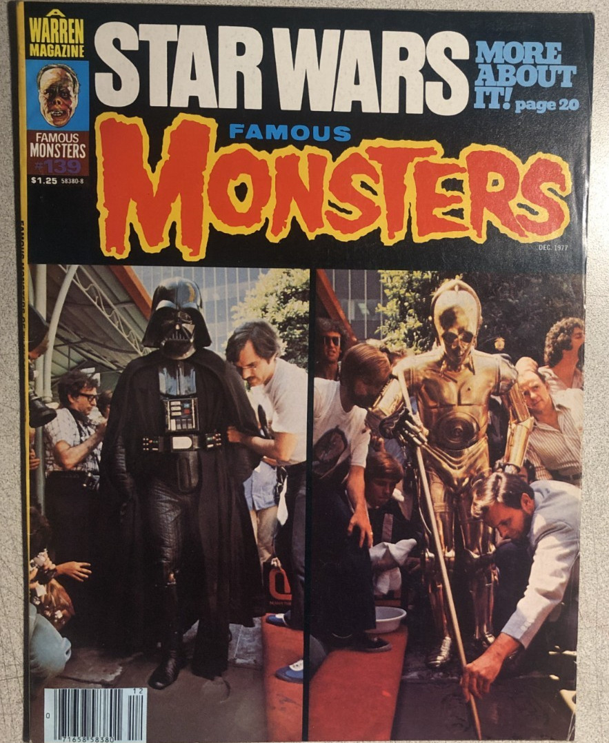 FAMOUS MONSTERS OF FILMLAND #139 (1977) Warren Publications FINE++