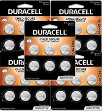 LOT OF 5 DURACELL 6 CT 3V CR2032 LITHIUM COIN 30 BATTERIES TTL  EXP 2033