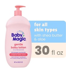 Baby Magic Gentle Baby Lotion, Original Baby Scent, Hypoallergenic, 30 oz.