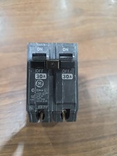 GE GENERAL ELECTRIC CIRCUIT BREAKER 30 A 2 POLE THQB E-11592 RT-690 MADE IN USA⭐