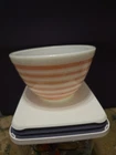 Pyrex 401 Pink Stripe Ring Mixing Bowl Vintage Glass 1 1/2 Pt USA