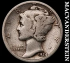 1934 Mercury Dime- Silver Better Date No Reserve #i2408