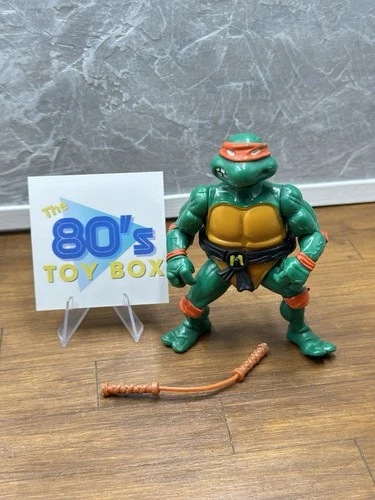 1988 TMNT Ninja Turtles Michelangelo Action Figure Playmates Vintage
