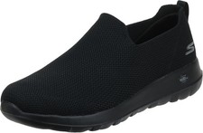 Image of Skechers Men's Go Walk Max Modulating Sneaker, Black Knit, 8 UK X-Wide