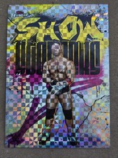 2025 Topps Finest WWE - Showstoppers LA KNIGHT #SSS-LK Checkerboard Refractor