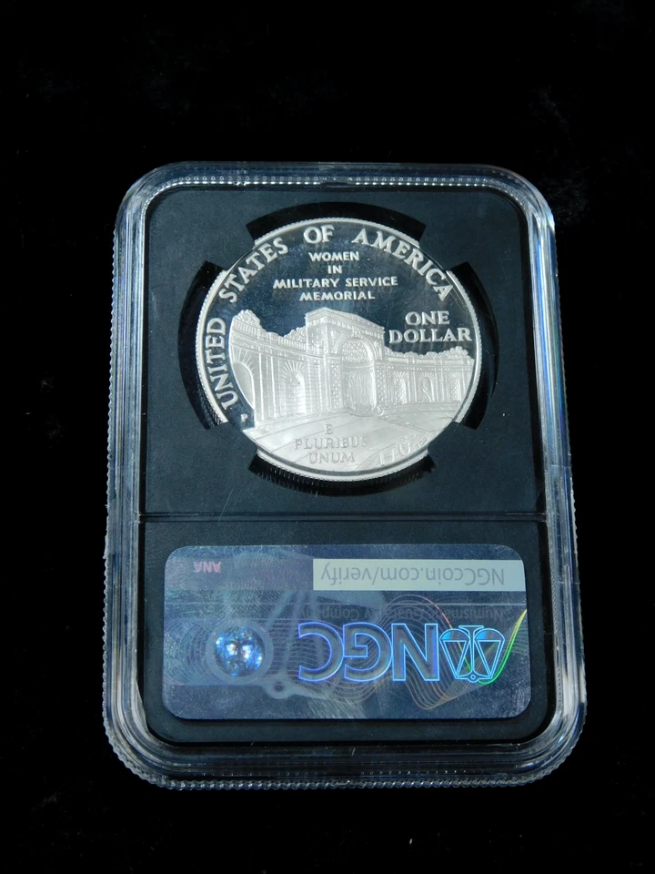 1994-P $1 Womens Veterans Memorial Silver - NGC PF69 Ultra Cameo - Image 2 of 4