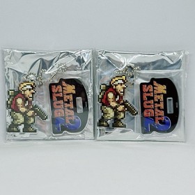 SNK NEOGEO KOF Blind Acrylic Stand 3pcs + Keychain Set  Used,