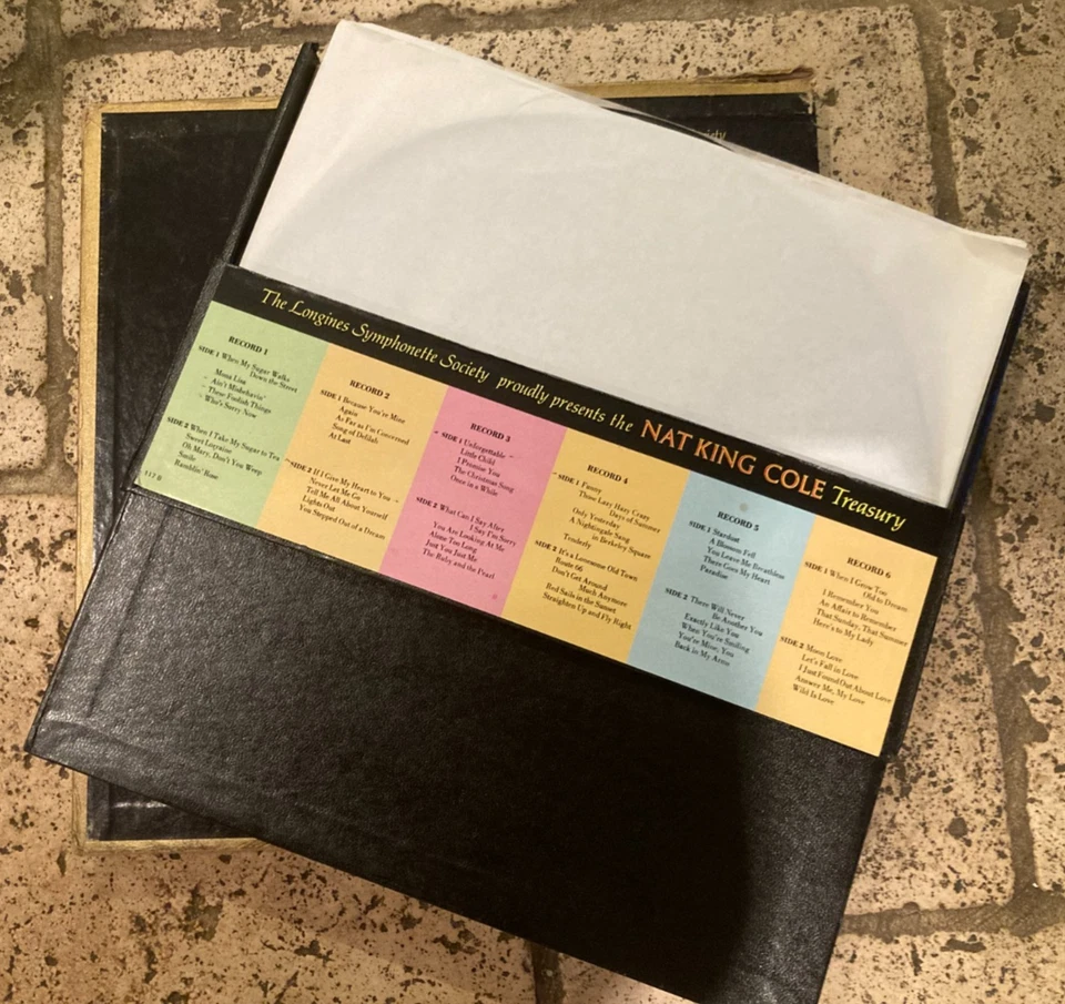 NAT KING COLE - GOLDEN TREASURY UNFORGETTABLE USA 6LP RECORDS BOX SET💥EX+ - Image 3 of 4