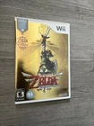 Legend of Zelda Skyward Sword Nintendo Wii 25th Anniversary W/ CD & Manual