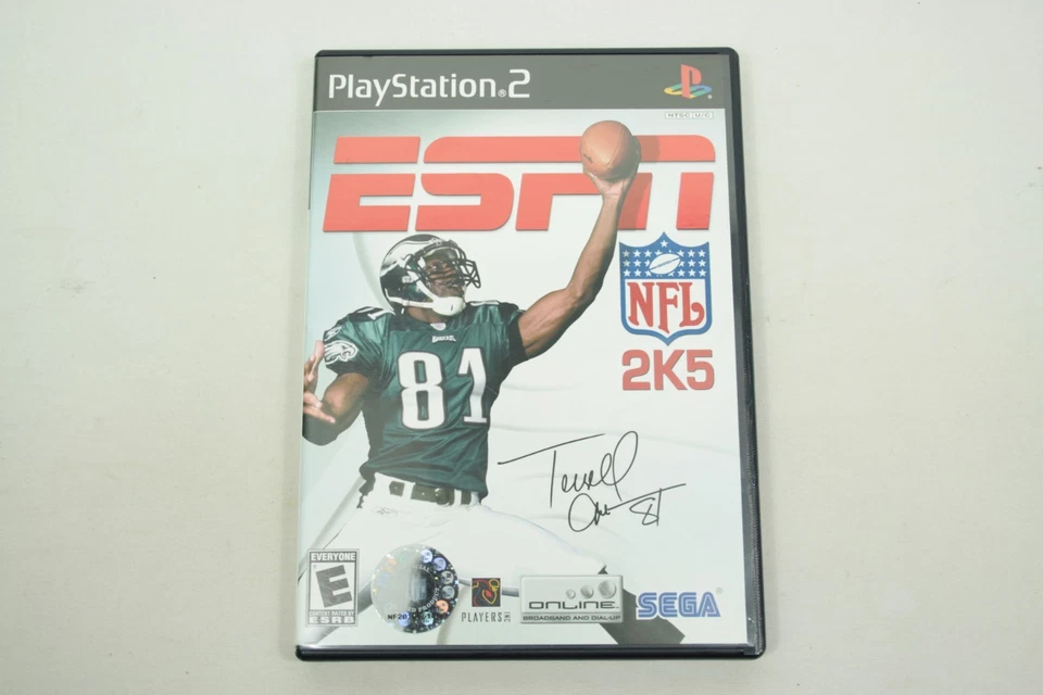 ESPN NFL 2K5 PS2 2004 CIB Sony PlayStation 2 Complete w/ Manual  FAST SHIPPING C - Image 2 of 4