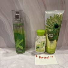 Bath  Body Works Discontinued White Citrus Fragrance Mist new  Bonus Lotions