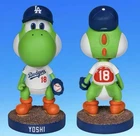 2026 Yoshi Dodgers Super Mario Bobblehead 3/31/26 SGA Nintendo Movie