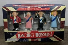 Racing Royals Wind-Up Royal Family Figures Queen King Prince Paladone Toys - NEW