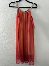 Charming Charlie Sundress Dress Knee Length Size S Bohemian Festival