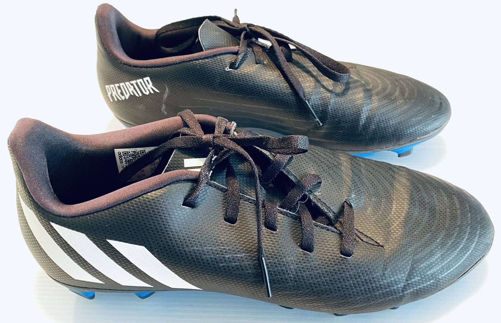 ADIDAS KIDS Predator Soccer/Football Black Boots US6 Boys ADIDAS KIDS Predator Soccer/Football Black Boots US6 Boys