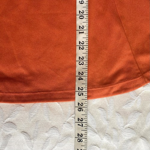 Nike Damen Golf Poloshirt Medium Orange Kurzarm Dri-Fit Activewear Tennis - Bild 12 von 12