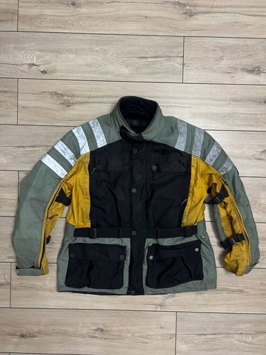 Men BMW Savanna 2 Motorcycle Vintage Textile Jacket 2XL-3XL Enduro Cargo