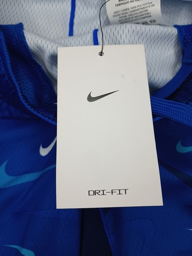 New Nike Youth Boy's Shorts Blue Basketball Training DD8414 Sz Small - Picture 8 of 8