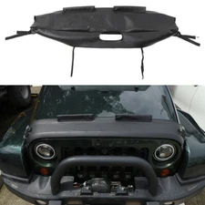 Front Canvas Hood Cover Bra Protector V-Hood Covers For Jeep Wrangler JK 2007-17