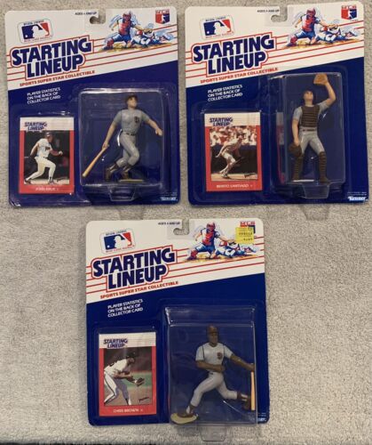 💥⚾️Lot of 3: 1988 Padres Starting Lineup JOHN KRUK BENITO SANTIAGO CHRIS BROWN