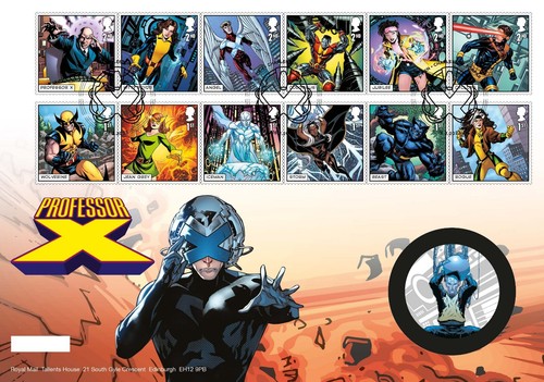 GB 2023 MINT/FDC X-MEN MARVEL PACK 628 STAMPS SHEETS PSB FAN SHEET COIN COVER - Picture 8 of 27