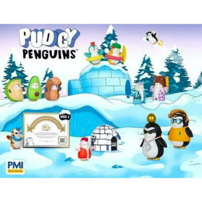 BANDAI Action Figure Pudgy Penguins In Stile Cowboy: 4 Pinguini Da Collezione Con 2 Accessori Intercambiabili - Giocattolo Ufficiale Con Certificato Di Adozione Digitale (16,5 Cm) - 4