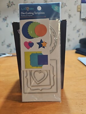 Hello Hobby Small Nested Shapes Die Cutting Templates Combo Pack, 10 Pieces