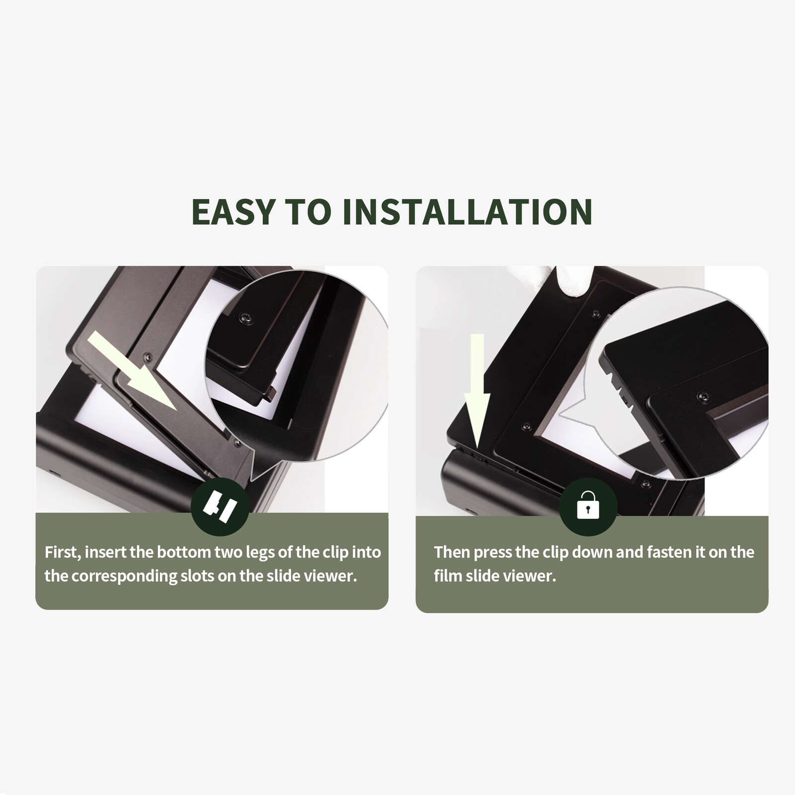 135 Film Scanner Light Box 120 Slide Negative Viewer Convert Film to