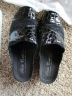 NEW HELLE Sole COMFORT AMORTA MULES SHOES, SIZE (38) Flexible BLACK — photo 2
