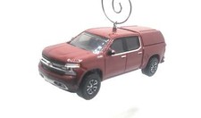 Christmas Ornament Xmas for 2022 Chevy Silverado LTD Truck Red