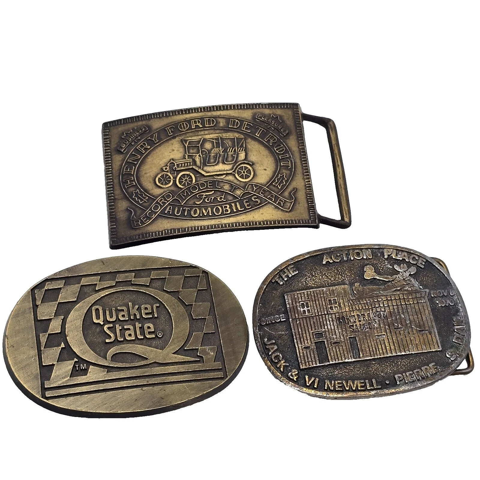Men's Brass Original Cowboy & Western Vintage Belt Buckles