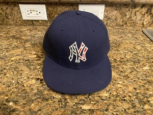 stripes yankees hat