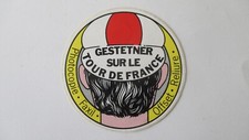 Vintage sticker GESTETNER TOUR DE FRANCE PHOTOCOPY OFFSET Diameter: 10 cm