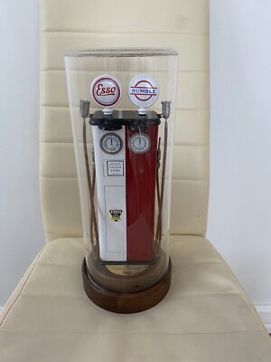 Vintage Humble Esso Exxon Gas Pump  1988 Limited 100,000 Gallon Club Exxon Rare