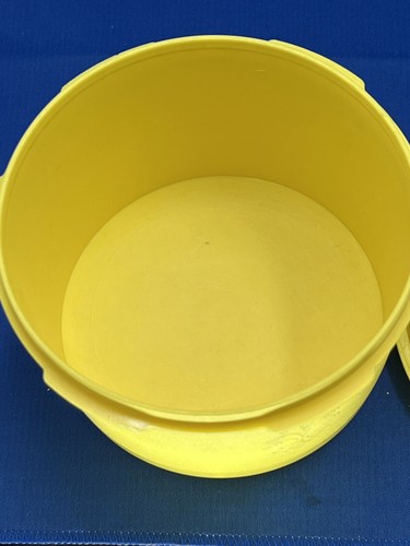 Tupperware Servier Vintage gelb Kanister #1298 Deckel #810 Vorratsbehälter - Bild 3 von 7